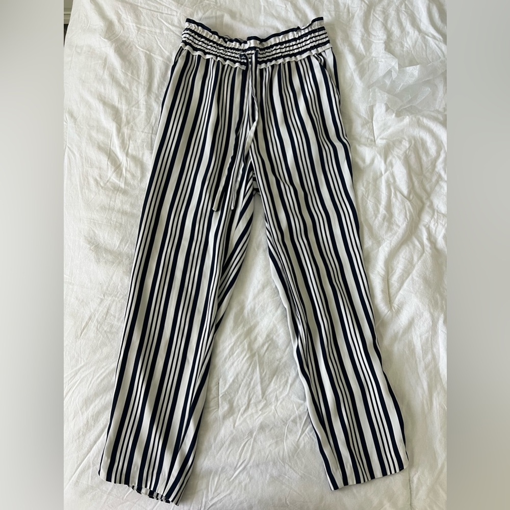Zara XS Striped Dress Pants
